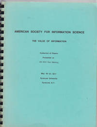 image of The Value of Information: Collection of Papers Presented At 6th Mid-Year Meeting