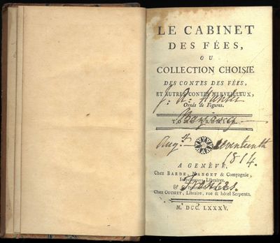 Le cabinet des fées, ou collection choisie des…