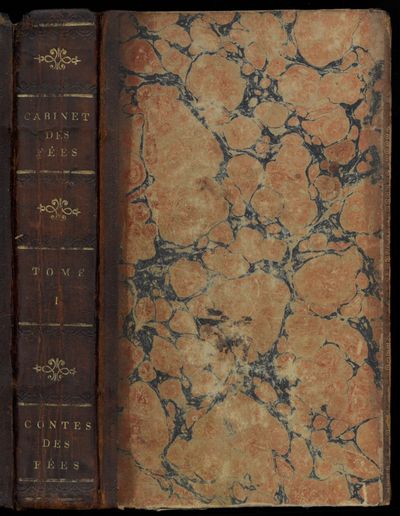 Le cabinet des fées, ou collection choisie des contes des fées, et autres contes merveileux, orné de figures. Tome premier - tome. I-XLI. (Komplett). Bundet i 41 uniforme bind. (photo 2)