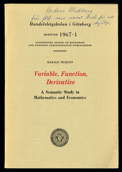 Variable, Function, Derivative. A Semantic Study…