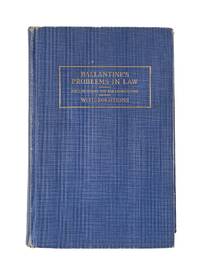 Problems in Law for Law School and Bar Examination Review..