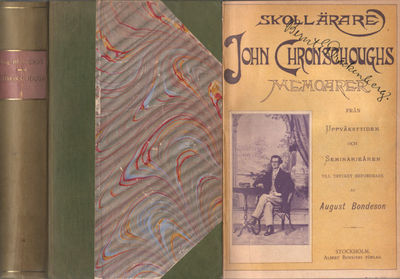 SKOLLÄRARE JOHN CHRONSCHOUGHS MEMOARER I-II. Från…