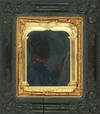 Ambrotype Folk Art Portrait of a Haitian Revolutionary Officer