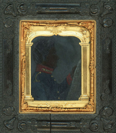 Ambrotype Folk Art Portrait of a Haitian Revolutionary Officer