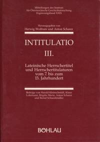 Intitulation III. Lateinische Herrschertitel und…