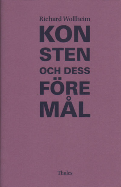 KONSTEN OCH DESS FÖREMÅL.