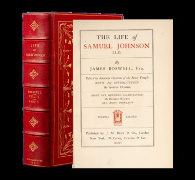 The Life of Samuel Johnson (Extra-illustrated in 7 vols.)