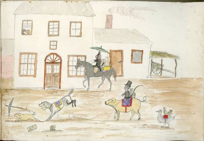 Naive Handmade Panorama "Returning...; (photo 2)