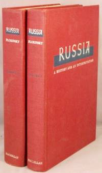 cover of Russia, A History and An Interpretation. 2 volumes.
