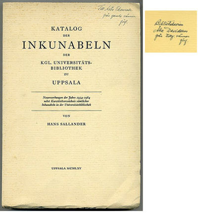 Katalog der Inkunabeln der Kgl.…