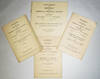 Four Issues of "Supplement to the Journal of the American Oriental Society," 1946 - 1954.