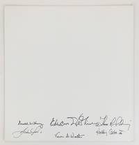 SIGNED MAT FROM ‘U.S. PERMANENT REPRESENTATIVES TO THE UNITED NATIONS II: THE 50TH ANNIVERSARY OF THE UN: “THE U.S. AND THE U.N.”’ (1996) SIGNED 6x