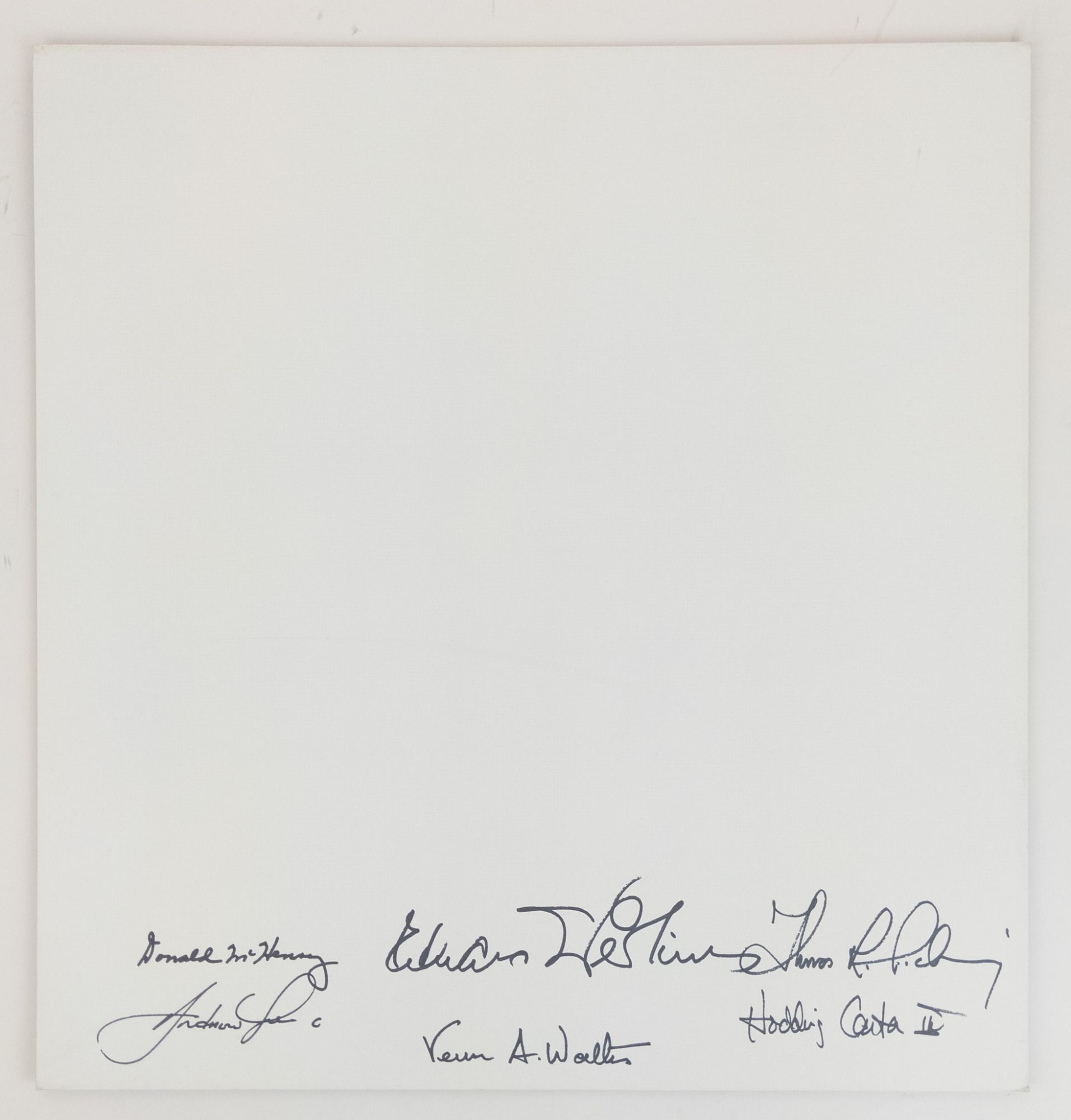 SIGNED MAT FROM ‘U.S. PERMANENT REPRESENTATIVES TO