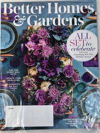 cover of BETTER HOMES & GARDEN MAGAZINE - NOVEMBER 2021 - ALL SET TO CELEBRATE