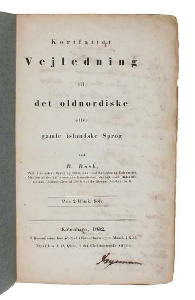 Kortfattet Vejledning til det oldnordiske eller…