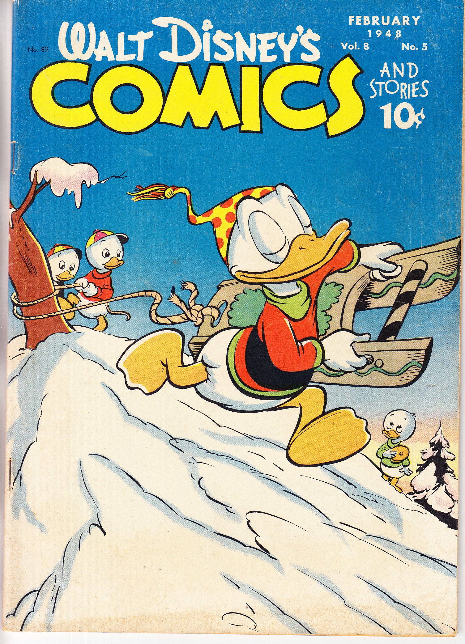 Walt Disney's Comics and Stories 89 by Carl Barks Paperback 1st