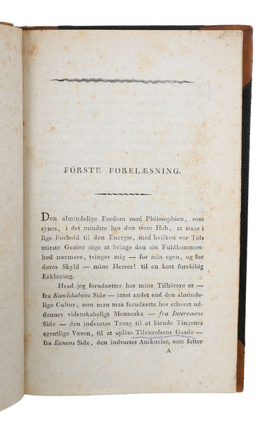Indledning til philosophiske Forelæsninger. - [INTRODUCING ROMANTICISM IN DENMARK] (photo 3)