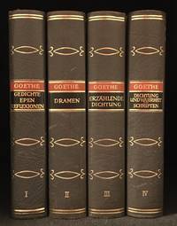 Goethes Werke (4 Volumes) by Goethe, Johann Wolfgang Von