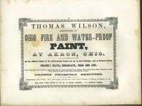 Ohio Fire and Water-proof Paint, Akron, Ohio manufacturers advertising with The Horse Shoe Fall,...