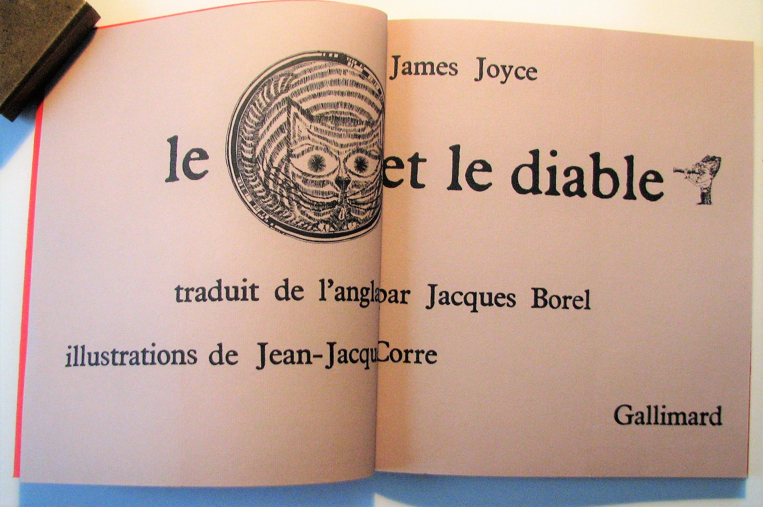 Le Chat Et Le Diable By James Joyce Paperback Special Edition 1966 From Librairie La Foret Des Livres Sku