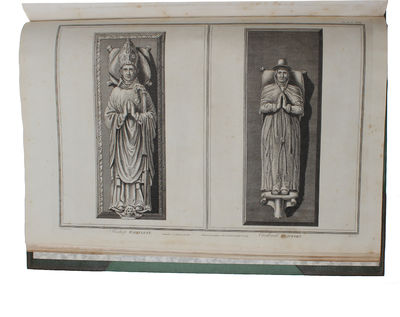 Vetusta monumenta quae ad Rerum Britanicarum memoriam conservandam Societas Antiquariorum Londini sumptu suo edenda curavit. 5 vols. (Vol. 1-5, out of 7). - [MONUMENTAL ILLUSTRATED WORK] (photo 7)