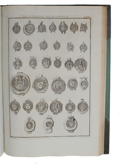 Vetusta monumenta quae ad Rerum Britanicarum memoriam conservandam Societas Antiquariorum Londini sumptu suo edenda curavit. 5 vols. (Vol. 1-5, out of 7). - [MONUMENTAL ILLUSTRATED WORK] (photo 10)