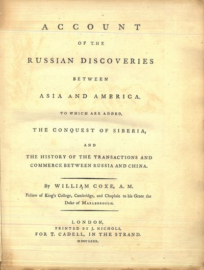 Account of the Russian discoveries between Asia…