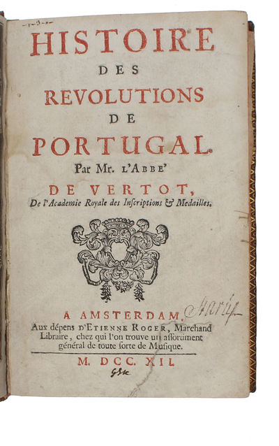 Histoire des Revolutions de Portugal. (photo 2)
