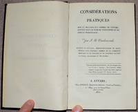 cover of Considérations Pratiques sur la maladie des femmes en couche, connue sous le nom de péritonite et de fièvre puerpérale.