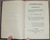 ConsidÃ©rations Pratiques sur la maladie des femmes en couche, connue sous le nom de pÃ©ritonite et de fiÃ¨vre puerpÃ©rale. by Vandenzande, Jean Bernard Joseph [1778-1833] - 1821