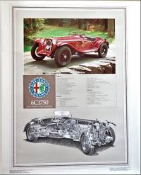 Alfa Romeo 6C1750  (Historic Marque Technical Poster ) - 