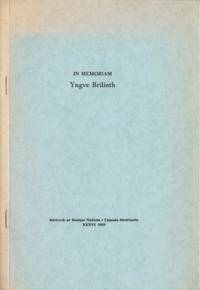 In memoriam Yngve Brilioth.