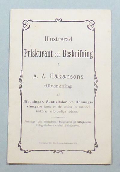 Illustrerad priskurant och beskrifning å A. A.…