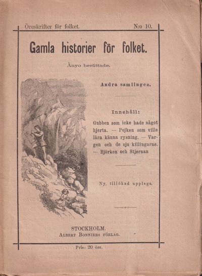 Gamla historier för folket. Ånyo berättade. Andra…