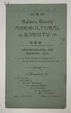 Baldwin County Agricultural Society, Incorporated, 1898, Daphne, Ala. [caption title]