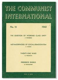 The Communist International, No. 10, October, 1940