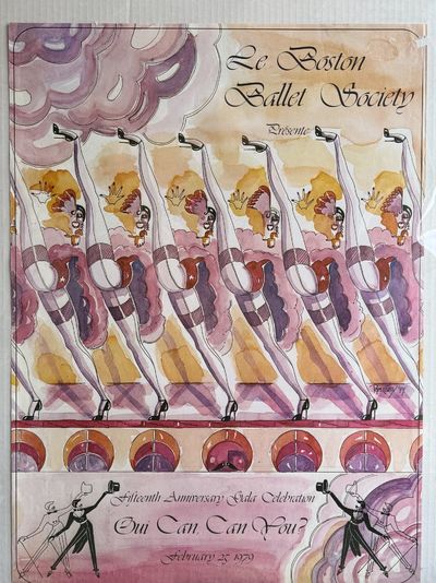 BOSTON BALLET SOCIETY FIFTEENTH ANNIVERSARY GALA CELEBRATION POSTER
