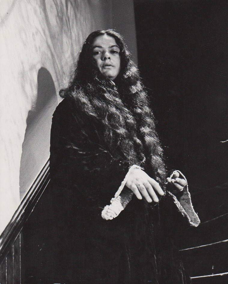 Photograph of Lenore Kandel on the set of the original Lucifer Rising by Chester Kessler (1967