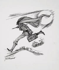 DANNY THE CHAMPION OF THE WORLD Original Artwork. by Roald: Jill illustrating DAHL - Paperback - Signed First Edition - from Lucius Books (SKU: 8595)