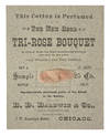 This Cotton is Perfumed with the New Odor Tri-Rose Bouquet...(Handkerchief Perfume Sample)