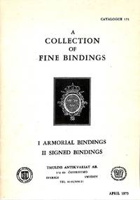 Catalogue 171/1975: A collection of fine bindings. by THULINS ANTIKVARIAT - SWEDEN - from Frits Knuf Antiquarian Books (SKU: 12750)
