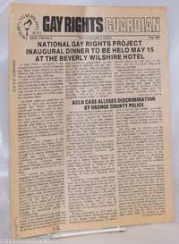 image of Gay Rights Guardian: vol. 5, #5, May 1980; National Gay Rights Project Inaugural Dinner