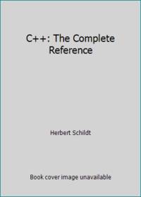 C++: The Complete Reference