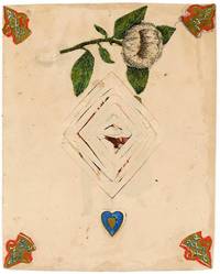 Naive Handmade Cobweb Valentine made by a child