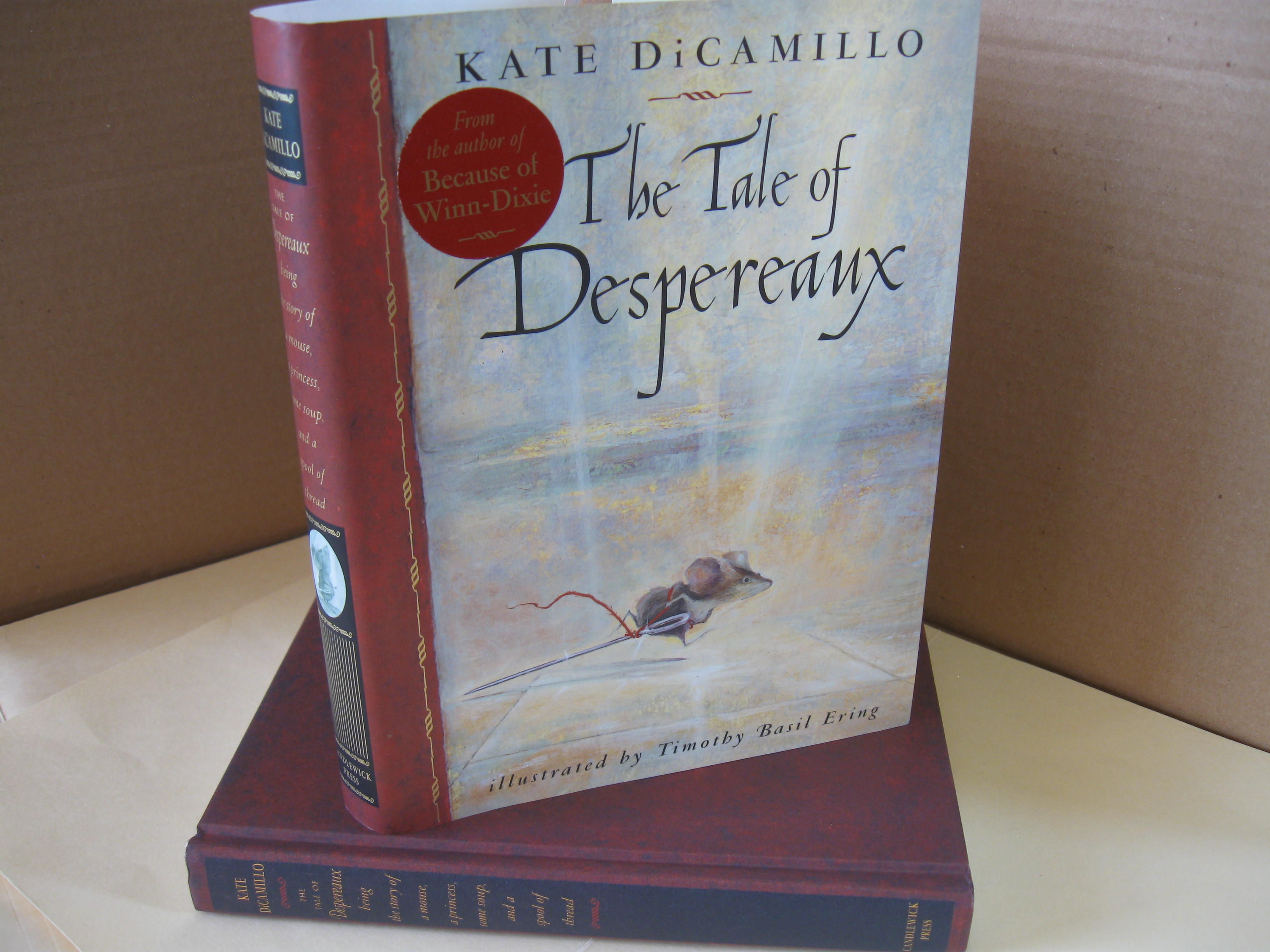 The Tale Of Despereaux By Kate Dicamillo Third Printing 2003 From J Vint Books Sku 001477