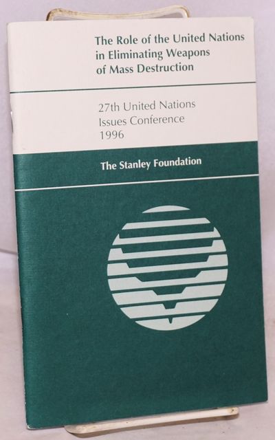 Muscatine, IA: The Stanley Foundation, 1996. Pamphlet. 35p., stapled wraps, 5.25x8.5 inches, address...