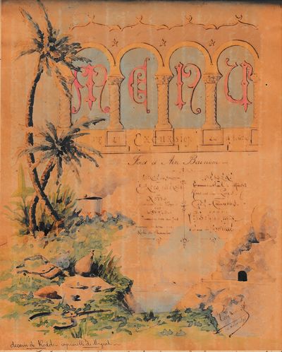 [Manuscript] Souvenir du Regiment, mes Excursions