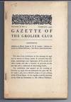 GAZETTE OF THE GROLIER CLUB: "Address on Henry James"