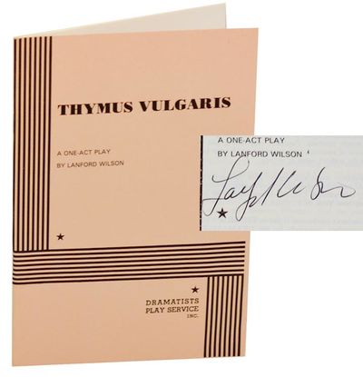 Thymus Vulgaris (Signed First Edition)