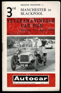 The Third Manchester to Blackpool Veteran &amp; Vintage Car Run Programme 1965 by Lancashire Automobile Club - 1965